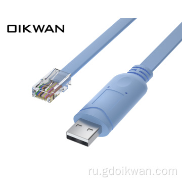 USB до RJ45 Консоль кабеля Oikwan USB в серийный кабель